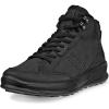 imageECCO Mens Byway 20 High Top Waterproof Ankle BootBlackBlack Nubuck