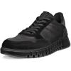 imageECCO Mens Gruuv Studio Runner SneakerBlackMagnet Suede