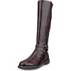 imageECCO Womens Amsterdam Stretch Tall Knee High BootMochaBlack