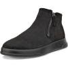 imageECCO Womens Move Zip Bootie Ankle BootBlack Suede