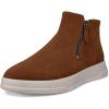 imageECCO Womens Move Zip Bootie Ankle BootCamel Suede