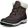 imageECCO Womens Trace Lite Waterproof Warm Lined Low Ankle BootBlackDark Clay