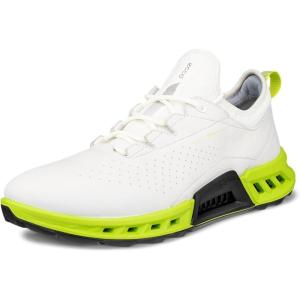 imageECCO Mens Biom C4 Goretex Waterproof Golf ShoeWhiteLime Punch