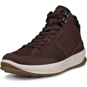 imageECCO Mens Byway 20 High Top Waterproof Ankle BootMochaMocha Nubuck