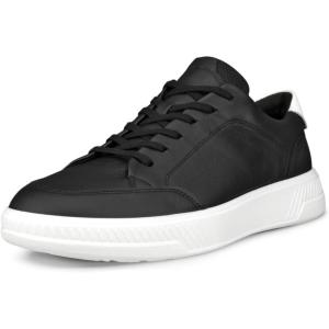 imageECCO Mens Move Retro SneakerBlackWhite