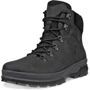 imageECCO Mens Rugged Track Plain Toe High Waterproof Hiking BootBlack