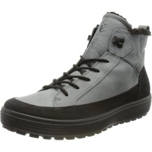 imageECCO Mens Soft 7 Tred Fashion BootBlackTitanium Nubuck
