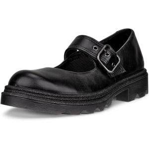 imageECCO UnisexChild Grainer Buckle Mary Jane FlatBlack