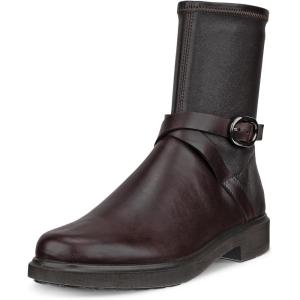 imageECCO Womens Amsterdam Buckle MidCut Ankle BootMocha
