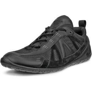 imageECCO Womens Biom Lite Lace Up Fashion SneakerBlackBlack Suede