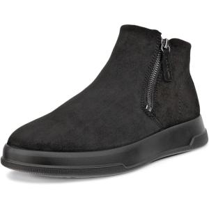 imageECCO Womens Move Zip Bootie Ankle BootBlack Suede