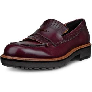 imageECCO Womens Oslo Brogue Penny LoaferDark Ruby