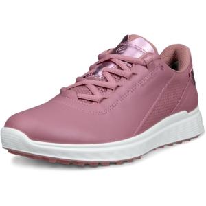 imageECCO Womens S Casual Lace Waterproof Golf ShoeBlushOld Rose Metallic