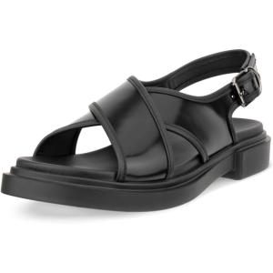 imageECCO Womens Seoul Cross Strap Slingback SandalBlackBlack