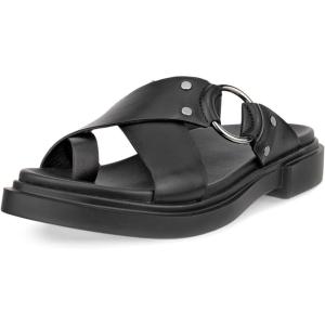 imageECCO Womens Seoul Toe Post Ring Ornament Slide SandalBlack