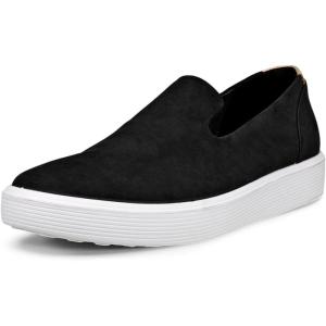 imageECCO Womens Soft 60 Premium Slip on SneakerBlack Nubuck