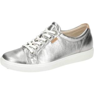 imageECCO Womens Soft 7 Side Zip Bootie Sneaker 75 USSilver Alusilver 1708