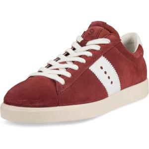 imageECCO Womens Street Lite Retro SneakerPetal TrimWhite