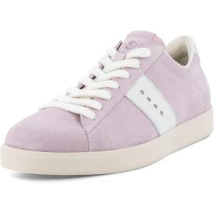 imageECCO Womens Street Lite Retro SneakerViolet IceWhite Suede