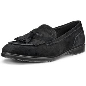 imageECCO Womens Dress Classic 15 Tassel LoaferBlack Suede