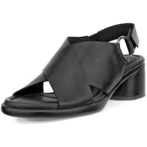 imageECCO Womens Sculpted Lx 35 Ring Ornament Cross Strap Heeled SandalBlack