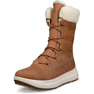 imageECCO Womens Solice Waterproof High Snow BootCashmere Nubuck Primaloft