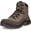 imageECCO Mens Offroad Waterproof High Lace Up Hiking BootDark ClayNutmeg Brown Nubuck