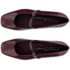 imageECCO Womens Margot Mary Jane Ballerina FlatsDark Ruby