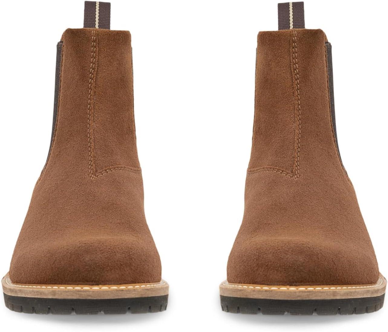 imageECCO Womens Elaina Double Gore Chelsea BootCamel Suede