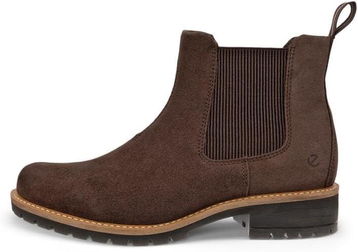 imageECCO Womens Elaina Double Gore Chelsea BootCoffee Suede