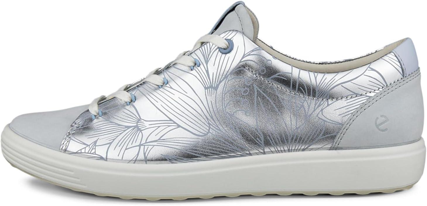 imageECCO Womens Soft 7 Monochromatic 20Pure SilverConcrete Floral