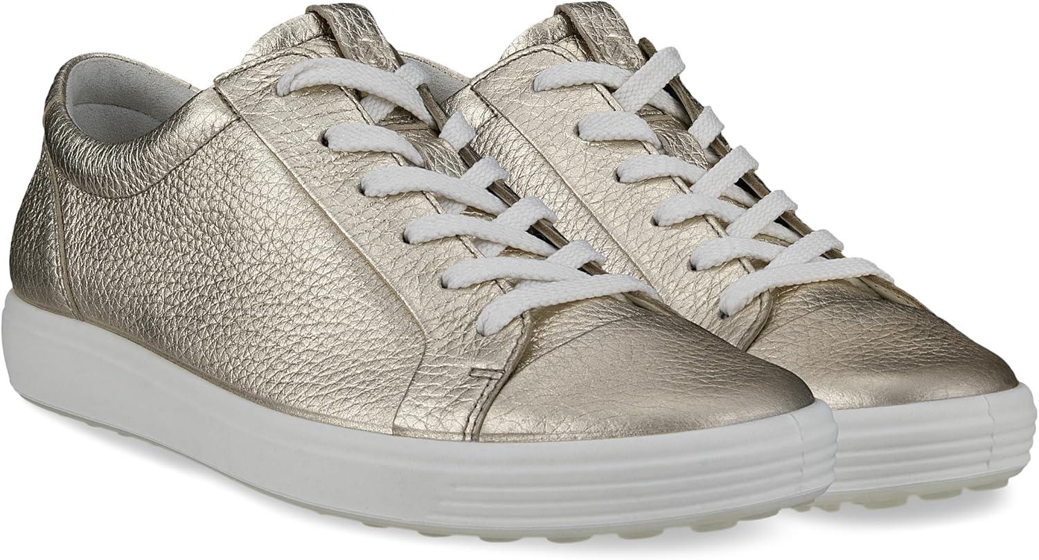 imageECCO Womens Soft 7 Monochromatic 20Pure White Gold