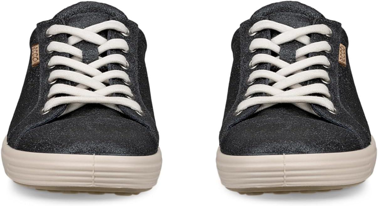 imageECCO Womens Soft 7 Monochromatic 20Silver Metallic Suede