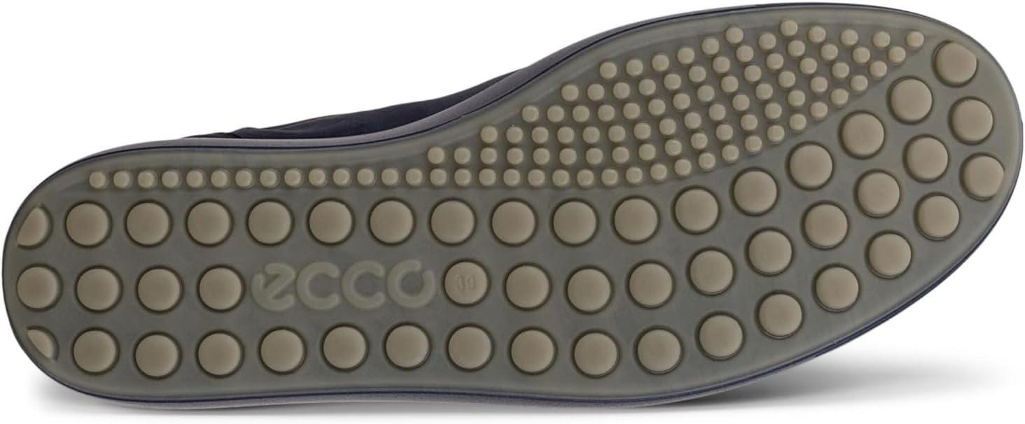 imageECCO Womens Soft 7 Side Zip LaceMarine NubuckGreystone Metallic