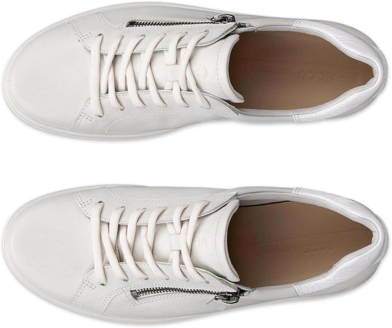imageECCO Womens Soft 7 Side Zip LaceWhiteBright White