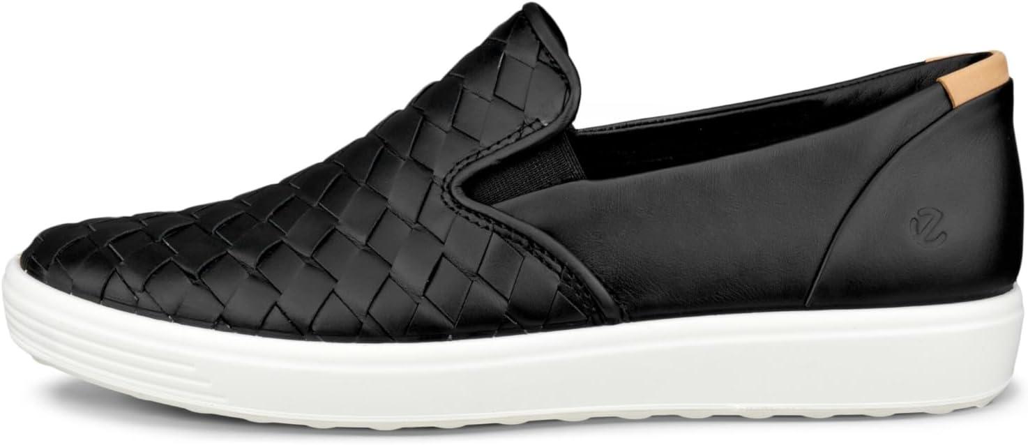 imageECCO Womens Soft 7 Woven Slipon 30Black