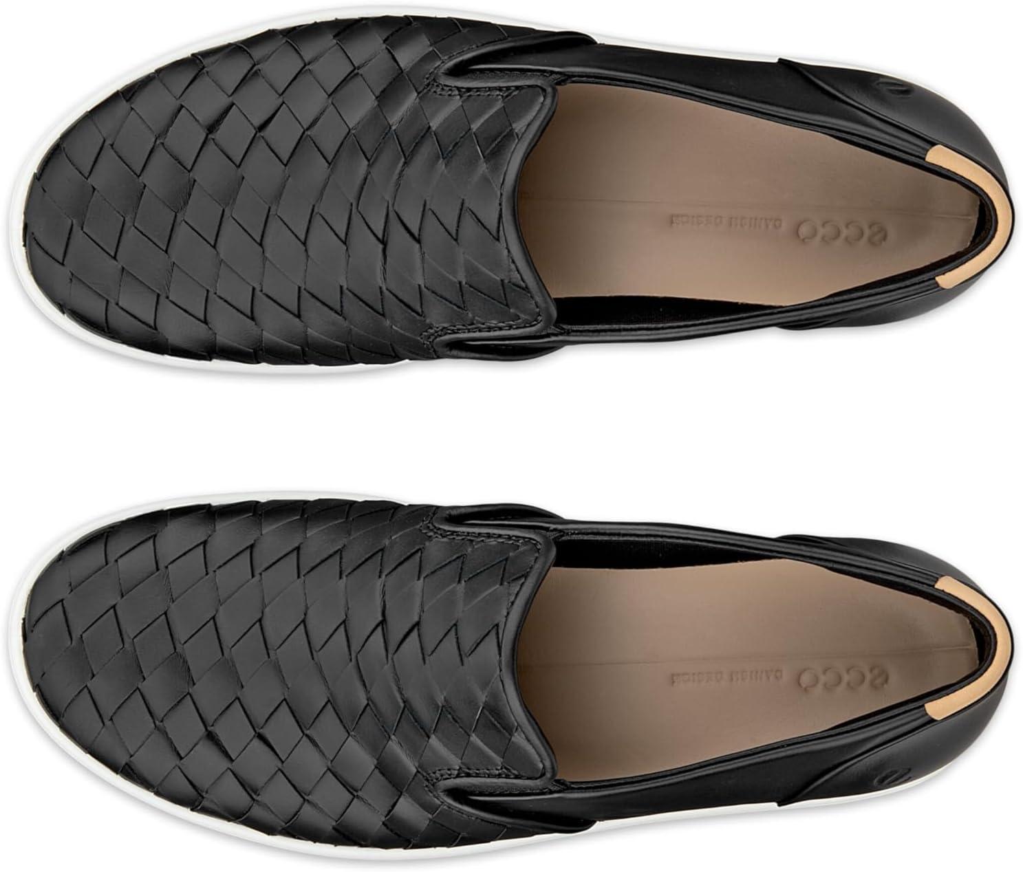imageECCO Womens Soft 7 Woven Slipon 30Black
