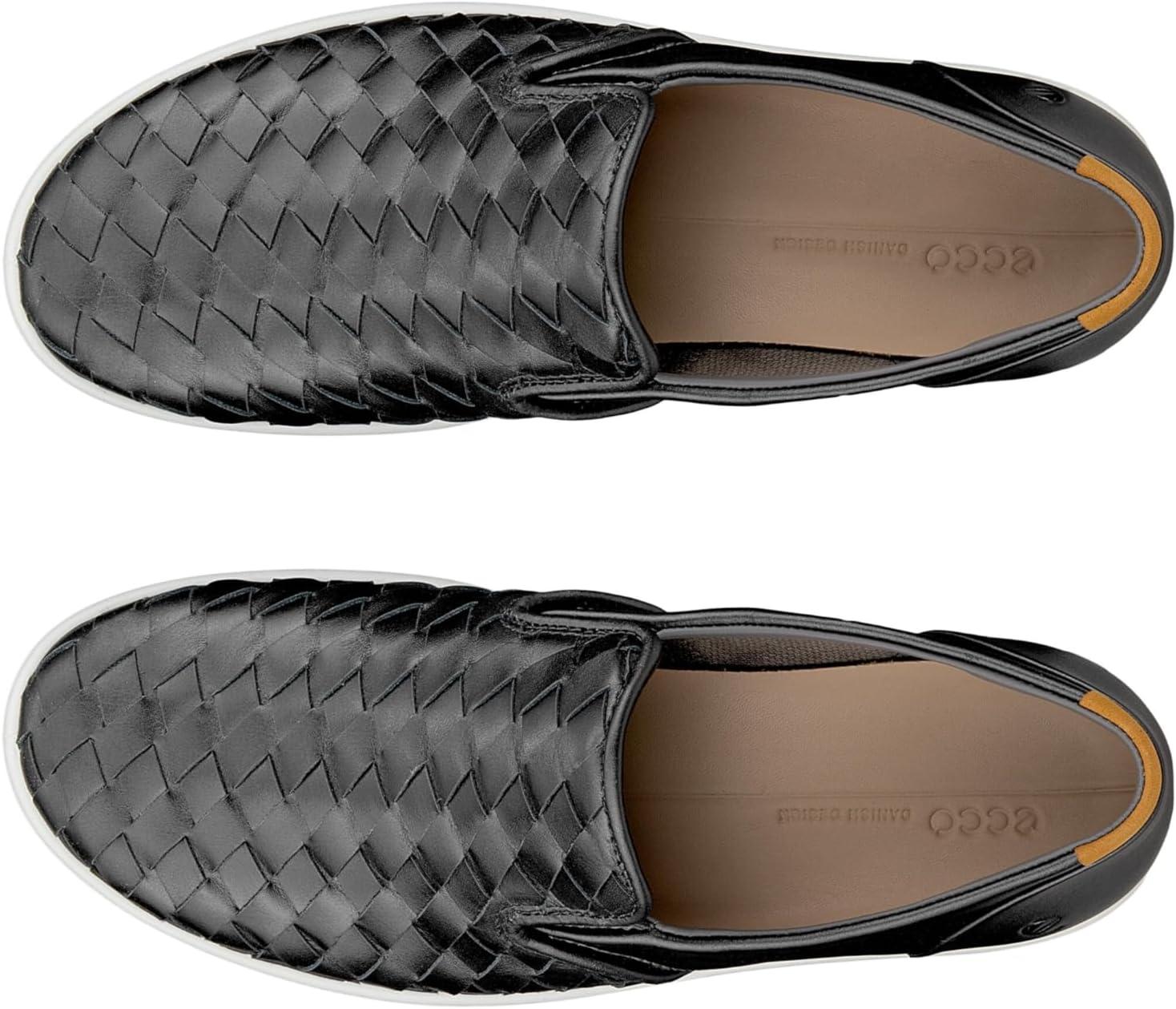 imageECCO Womens Soft 7 Woven Slipon 30Silver Heavy