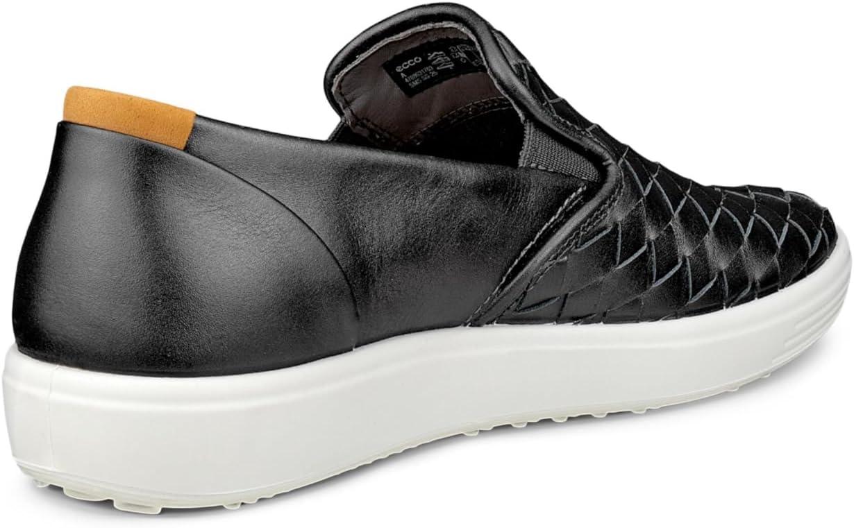 imageECCO Womens Soft 7 Woven Slipon 30Silver Heavy