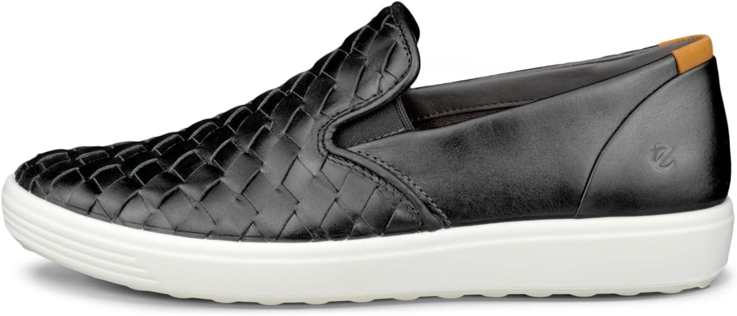 imageECCO Womens Soft 7 Woven Slipon 30Silver Heavy