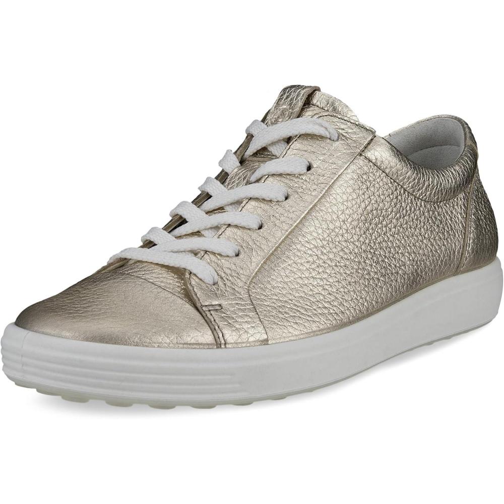 imageECCO Womens Soft 7 Monochromatic 20Pure White Gold