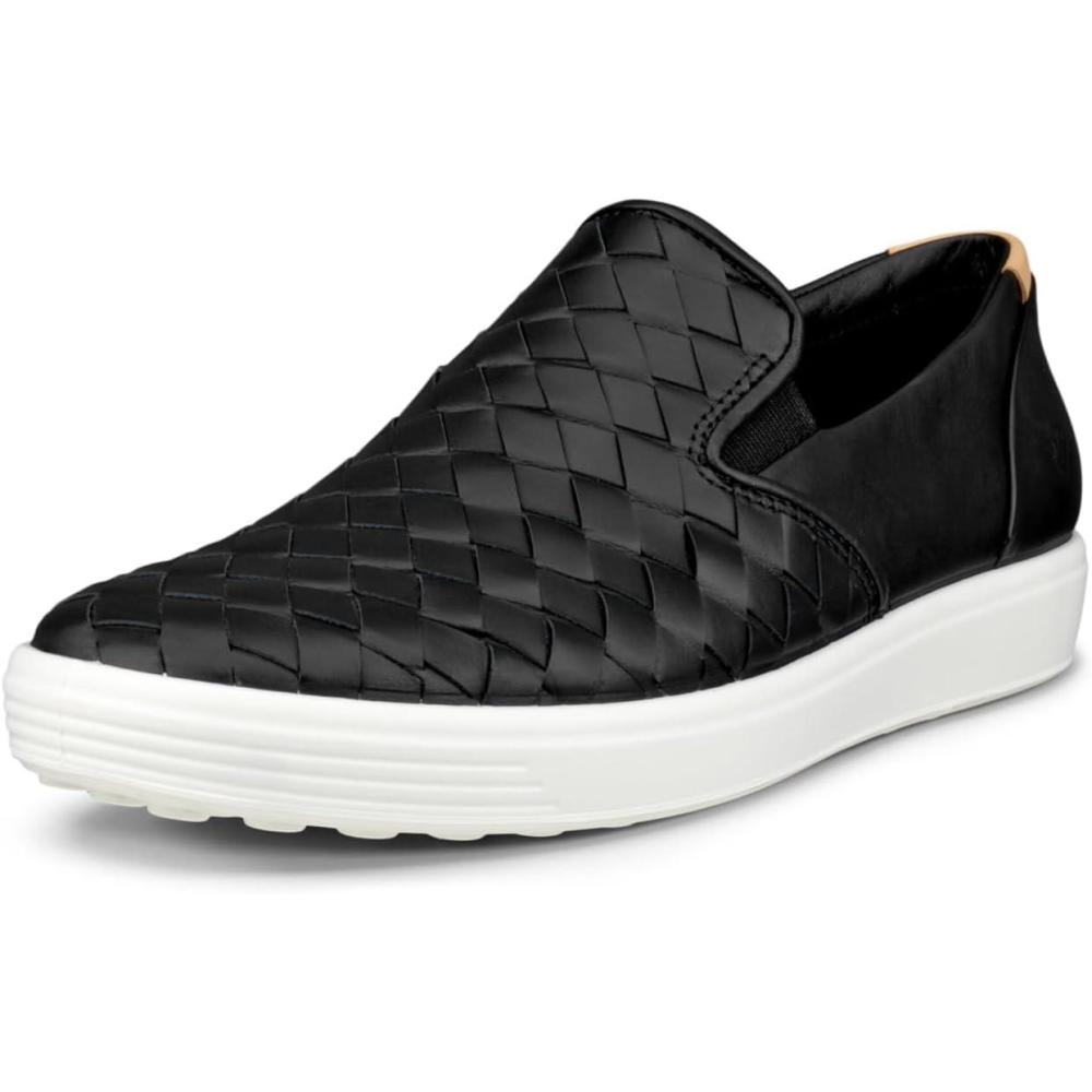 imageECCO Womens Soft 7 Woven Slipon 30Black