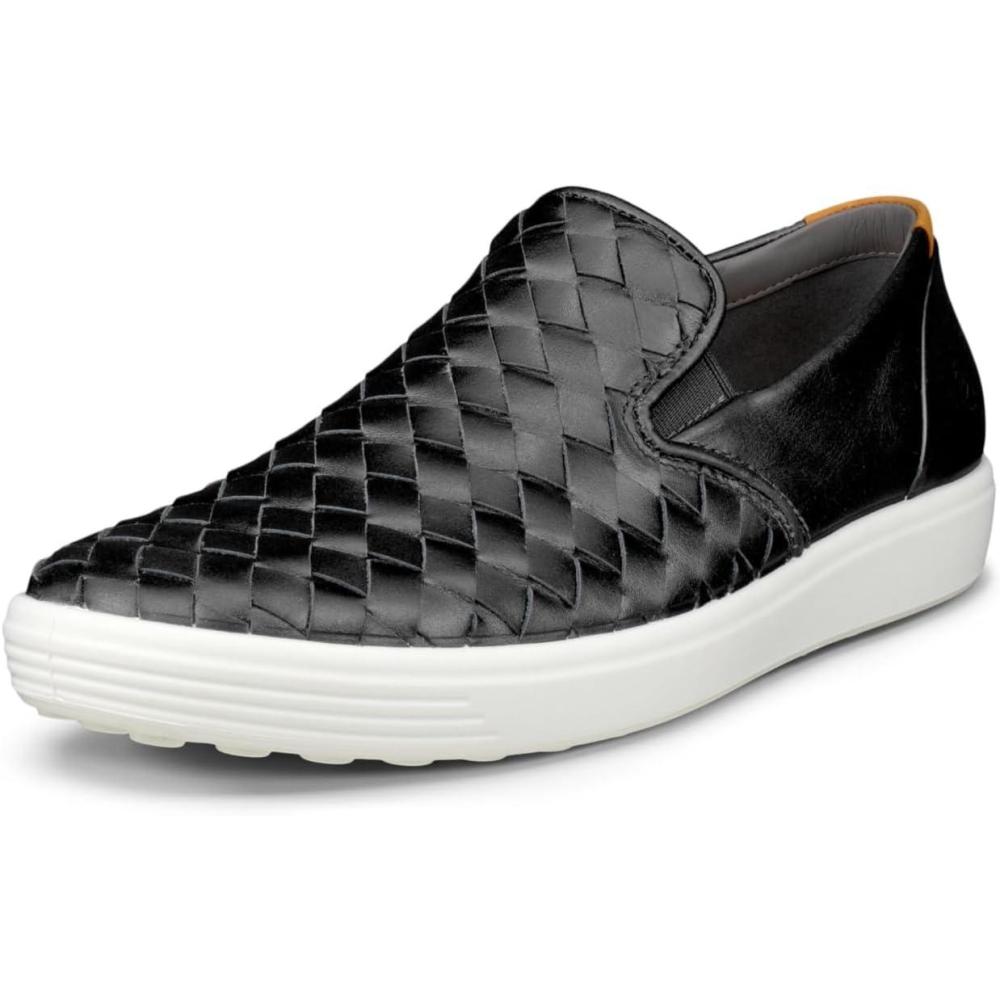 imageECCO Womens Soft 7 Woven Slipon 30Silver Heavy