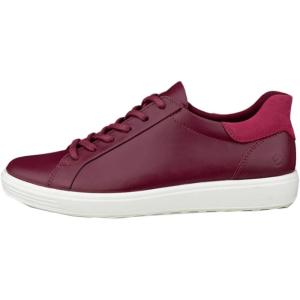 imageECCO Womens Soft 7 Monochromatic 20Dark RubyRed Plum Nubuck