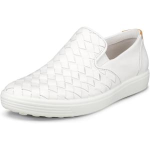 imageECCO Womens Soft 7 Woven Slipon 30White