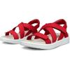 image:imageECCO Womens Soft Cross StrapChili Red Nubuck