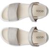 image:imageECCO Womens Soft Two StrapPure Cashmere MetallicLimestone