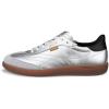 image:imageECCO Womens Soft 11 Lace UpConcrete SuedePure SilverBlack