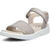 image:imageECCO Womens Soft Two StrapPure Cashmere MetallicLimestone