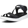 image:imageECCO womens Soft Three StrapBlackBlack